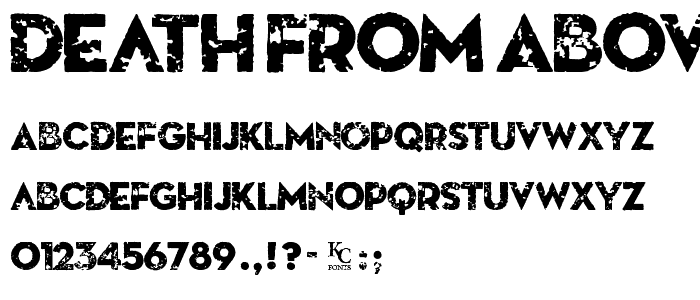 Death From Above font